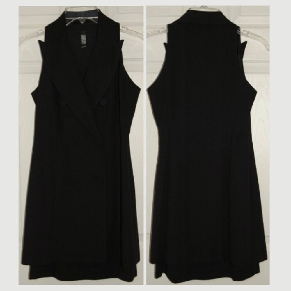 Laundry by Shelli Segal, 1995 Double-Breasted Mini Blazer/Suit Dress, Size 2 - Picture 2 of 10